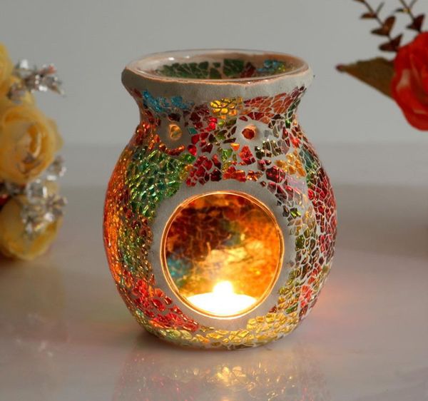 fragrance lamps european oil furnace aroma burner mosaic colorful candle holder candlestick vase romantic crafts gifts home decoration
fragrance lamps european oil furnace aroma burner mosaic colorful candle holder candlestick vase romantic crafts gifts home decoration