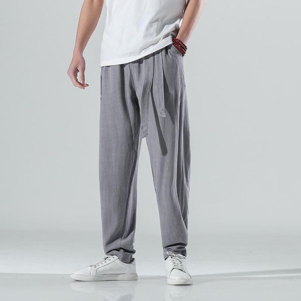 men's pants cotton harem men solid elastic waist streetwear joggers 2021 baggy drop-crotch casual trousers, Black
men's pants cotton harem men solid elastic waist streetwear joggers 2021 baggy drop-crotch casual trousers, Black
