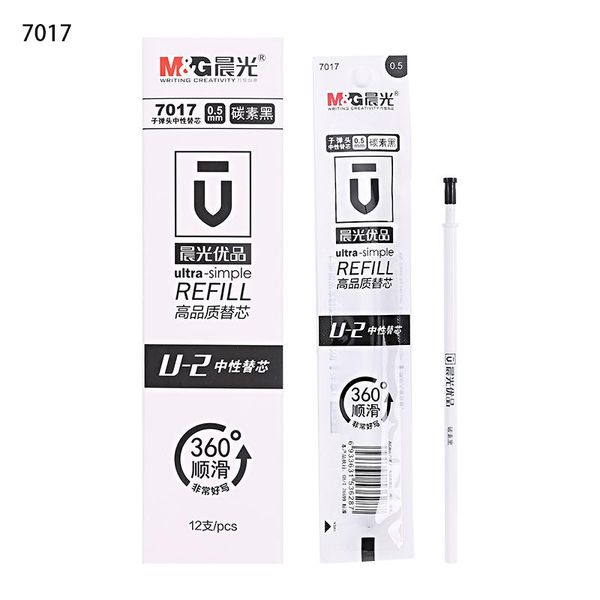 m&g 7017a 0.5mmbullet refill 12 pieces in a box office stationery, writing signature pen replacement refills, Black;red
m&g 7017a 0.5mmbullet refill 12 pieces in a box office stationery, writing signature pen replacement refills, Black;red