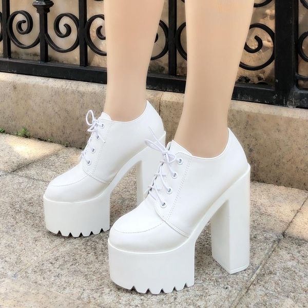 dress shoes 15cm hate sky high lace-up roman thick heel women's super platform boots 2021 spring, Black
dress shoes 15cm hate sky high lace-up roman thick heel women's super platform boots 2021 spring, Black