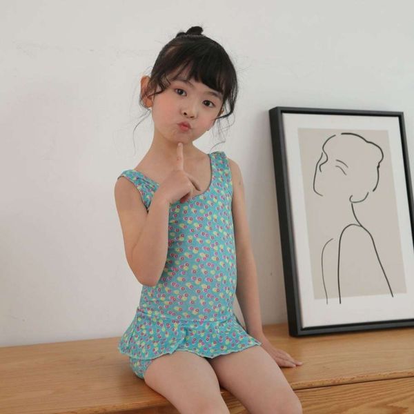 children's lovely baby swimsuit one piece skirt princess little middle and big girl student spring, Blue
children's lovely baby swimsuit one piece skirt princess little middle and big girl student spring, Blue