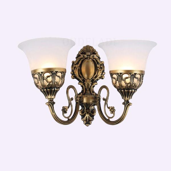 wall lamp american glass light loft study foyer dining room retro bedside sconce luxury european stair single/double heads lamps
wall lamp american glass light loft study foyer dining room retro bedside sconce luxury european stair single/double heads lamps