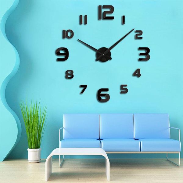 wall clocks 3d diy clock acrylic mirror big size watch home decoration modern design needle quartz stickers 2021
wall clocks 3d diy clock acrylic mirror big size watch home decoration modern design needle quartz stickers 2021
