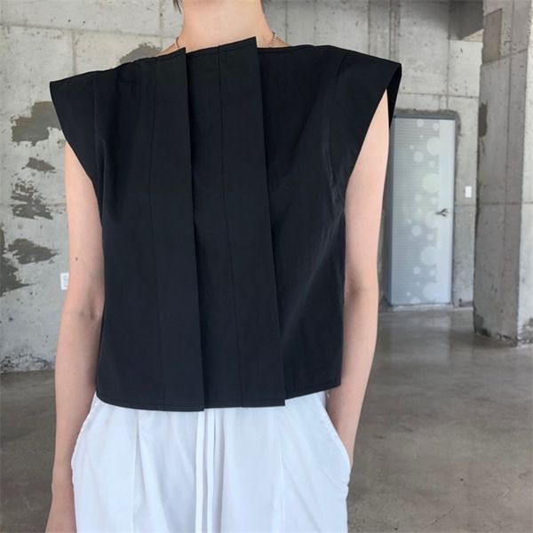 summer work style women chic pleated o neck simple blouse short sleeve black all match ladies blusas 14157 210421, White
summer work style women chic pleated o neck simple blouse short sleeve black all match ladies blusas 14157 210421, White