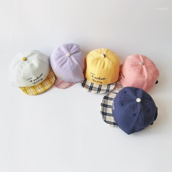 spring summer letter embroidery plaid baby baseball caps cotton kids boys girls sun hats autumn soft brimmed hat &1, Yellow
spring summer letter embroidery plaid baby baseball caps cotton kids boys girls sun hats autumn soft brimmed hat &1, Yellow