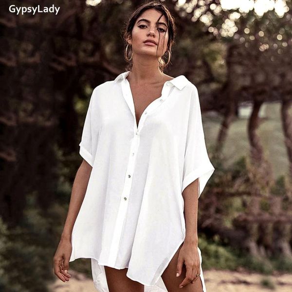 women's blouses & shirts gypsylady oversized casual white vintage boho holiday beach women 1/2 sleeve button front v-neck bikini cover
women's blouses & shirts gypsylady oversized casual white vintage boho holiday beach women 1/2 sleeve button front v-neck bikini cover