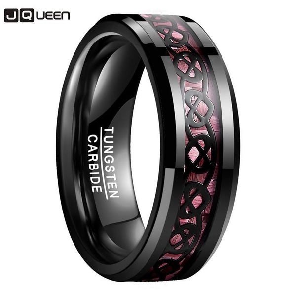 wedding rings jqueen design 100% tungsten steel ring plating black heart pattern pink carbon fiber fine jewelry, Slivery;golden
wedding rings jqueen design 100% tungsten steel ring plating black heart pattern pink carbon fiber fine jewelry, Slivery;golden