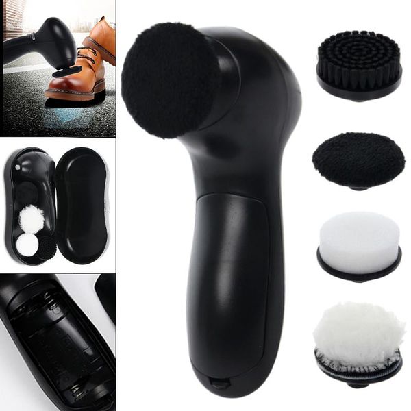 electric shoe brush polisher portable handheld scrubber shoes cleaning kit with 4 heads for leather bags clothing & wardrobe storage
electric shoe brush polisher portable handheld scrubber shoes cleaning kit with 4 heads for leather bags clothing & wardrobe storage