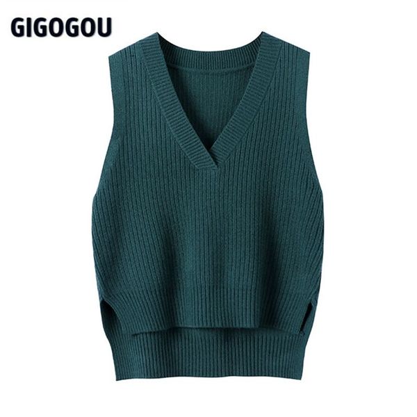 gigogou women v neck knitted vest korea style spring autumn sweater vests female casual sleeveless twist knit pullovers 211009, Black;white
gigogou women v neck knitted vest korea style spring autumn sweater vests female casual sleeveless twist knit pullovers 211009, Black;white