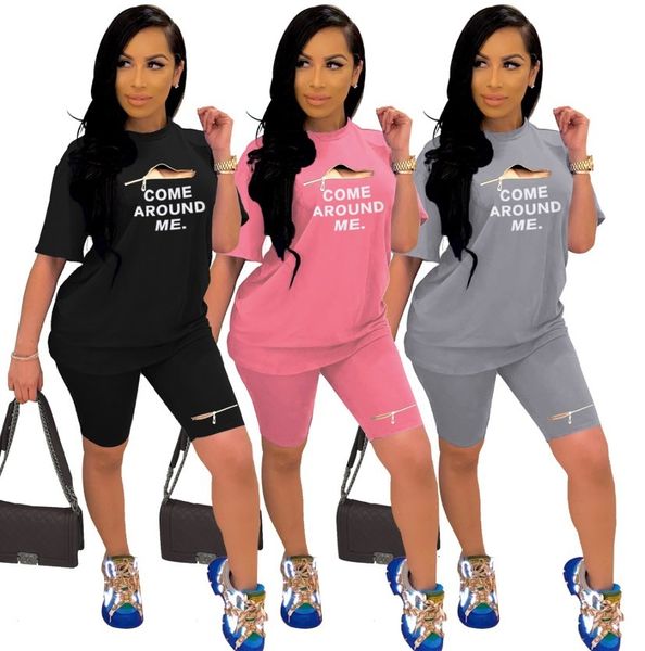 women's tracksuits designer women two pieces set zipper hole o-neck +shorts suits night joggers letter print short sleeve summer outfit, Gray
women's tracksuits designer women two pieces set zipper hole o-neck +shorts suits night joggers letter print short sleeve summer outfit, Gray