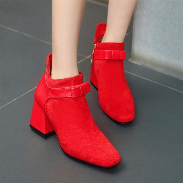 boots winter women's ankle women 2021 warm christmas shoes woman ladies fashion high heels female red booties, Black
boots winter women's ankle women 2021 warm christmas shoes woman ladies fashion high heels female red booties, Black