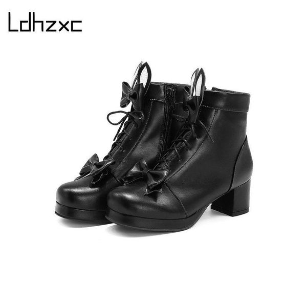 boots ldhzxc fashion high heels platform woman shoes round toe buckle autumn winter ankle for women big size 48, Black
boots ldhzxc fashion high heels platform woman shoes round toe buckle autumn winter ankle for women big size 48, Black