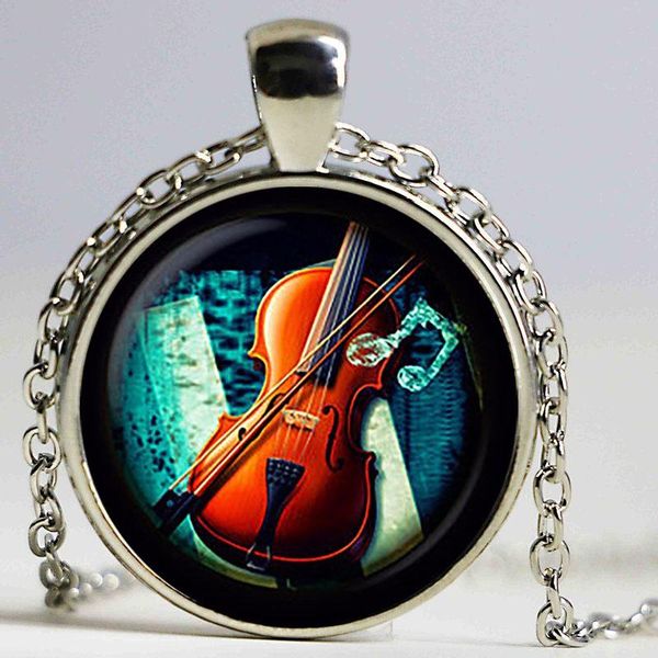 violin glass pendant, music necklace, musical instruments jewelry, birthday gift.,christmas gift,sliver plated pendant necklaces, Silver
violin glass pendant, music necklace, musical instruments jewelry, birthday gift.,christmas gift,sliver plated pendant necklaces, Silver