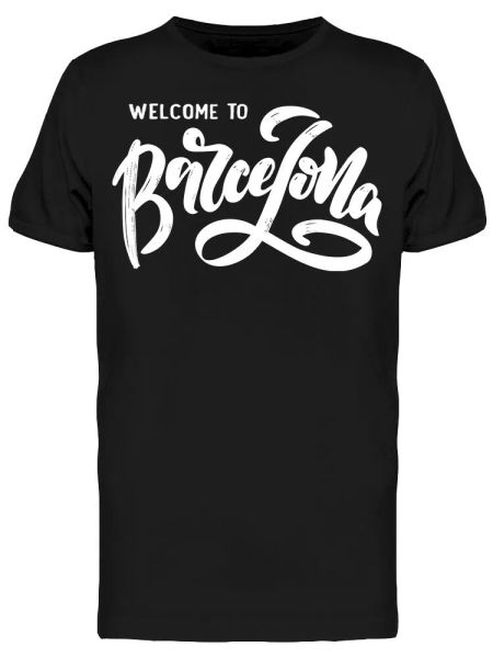 welcome to barcelona spain tee men's -image by shutterstock, White;black
welcome to barcelona spain tee men's -image by shutterstock, White;black