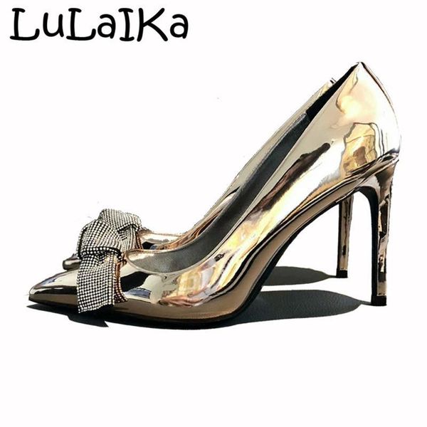 dress shoes 2021 spring and autumn ladies high heel fashion patent leather bow shallow mouth pointed bling bride wedding heels, Black
dress shoes 2021 spring and autumn ladies high heel fashion patent leather bow shallow mouth pointed bling bride wedding heels, Black