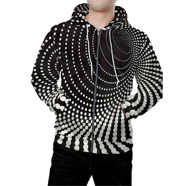 small dots pattern men s zip-up hoodie visual impact party punk goth round neck sweater hoodie, Black
small dots pattern men s zip-up hoodie visual impact party punk goth round neck sweater hoodie, Black
