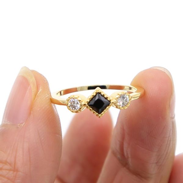 gold filled white black cubic zirconia simple three stone design delicate minimalist young girl lady golden ring cluster rings, Golden;silver
gold filled white black cubic zirconia simple three stone design delicate minimalist young girl lady golden ring cluster rings, Golden;silver