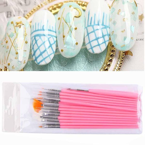 15pcs/lot manicure brushes set for nail art painting dotting design brush kit gel decoration tools1, Yellow
15pcs/lot manicure brushes set for nail art painting dotting design brush kit gel decoration tools1, Yellow