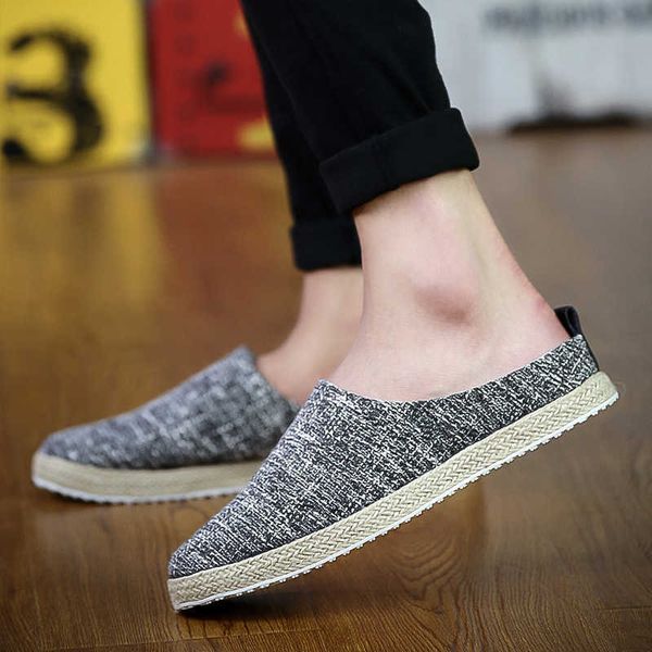 mens running shoesstraw summer heel less half slipper flax tide youth trend leisure slippers will drag new personality men's shoes tran
mens running shoesstraw summer heel less half slipper flax tide youth trend leisure slippers will drag new personality men's shoes tran