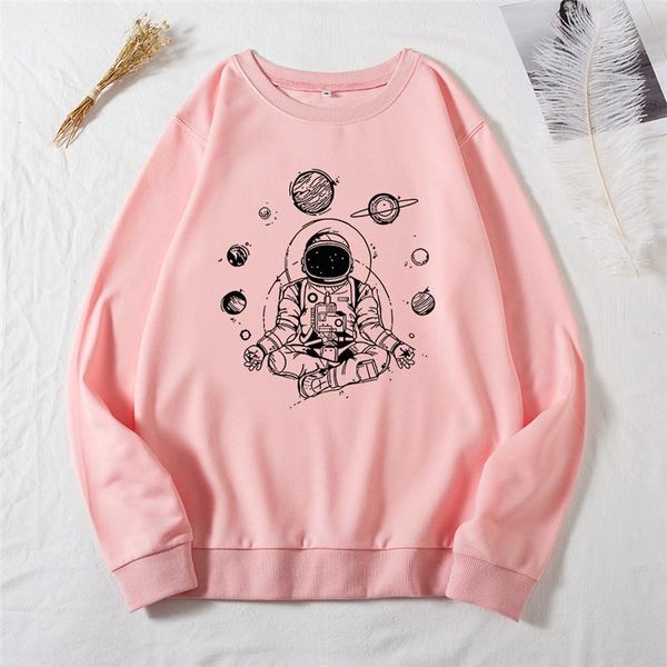 women's hoodies & sweatshirts plus size women astronaut print hoodie pullover crewneck sweatshirt long sleeve shirts pink clothing, Black
women's hoodies & sweatshirts plus size women astronaut print hoodie pullover crewneck sweatshirt long sleeve shirts pink clothing, Black