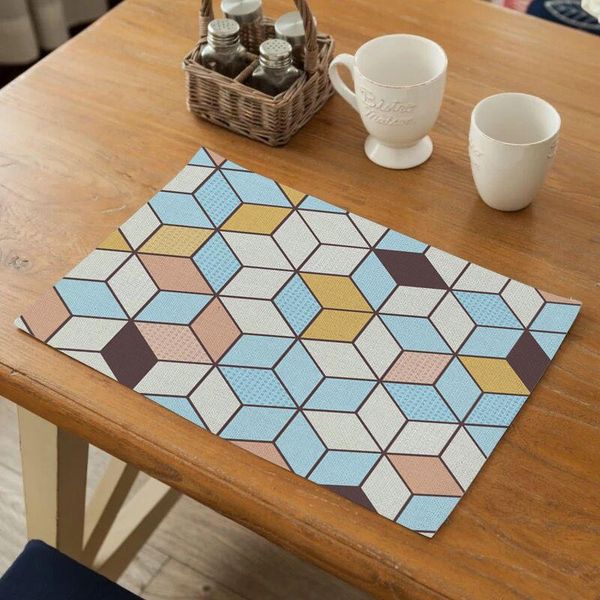 mats & pads fuwatacchi fashion simple geometry pattern table mat creative napkin for wedding kitchen decor placemat dining accessories
mats & pads fuwatacchi fashion simple geometry pattern table mat creative napkin for wedding kitchen decor placemat dining accessories
