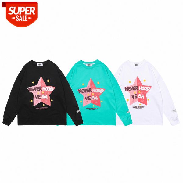 t shirt national tide men's bottoming couples round neck loose long-sleeved for men #2z3k, White;black
t shirt national tide men's bottoming couples round neck loose long-sleeved for men #2z3k, White;black