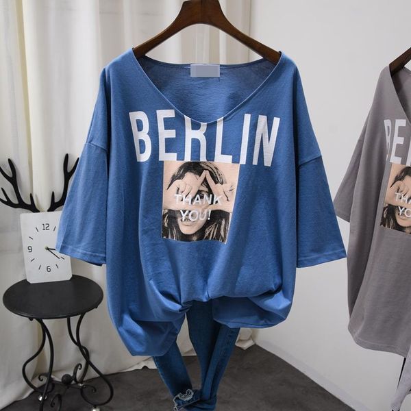 cool cotton oversized tee women short sleeve 2021 summer ulzzang loose basic t shirt femme v neck streetwear tees blue women's t-shirt, White
cool cotton oversized tee women short sleeve 2021 summer ulzzang loose basic t shirt femme v neck streetwear tees blue women's t-shirt, White