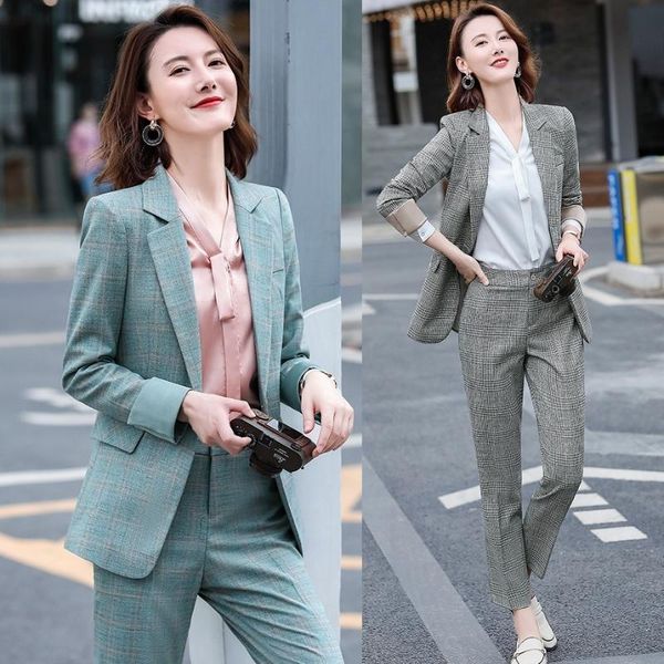 women's two piece pants formal women pant suits office ladies blazer and jackets sets work wear uniform styles business clothes green d, White
women's two piece pants formal women pant suits office ladies blazer and jackets sets work wear uniform styles business clothes green d, White