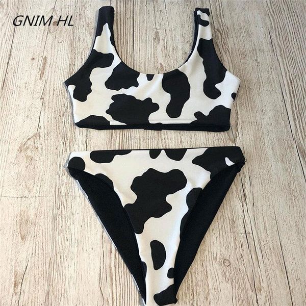 women's swimwear bikini mujer 2021 cow print swimsuit women two pieces push up biquini brazilian swimming suit for beach, White;black
women's swimwear bikini mujer 2021 cow print swimsuit women two pieces push up biquini brazilian swimming suit for beach, White;black
