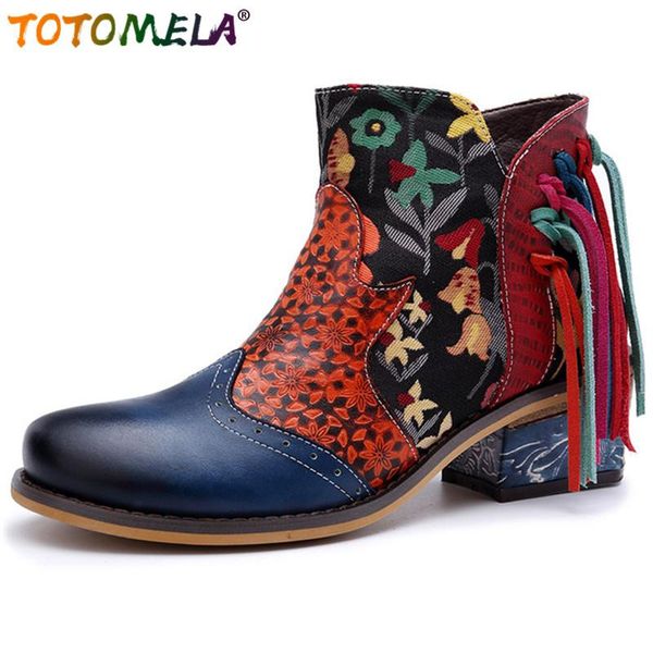 boots totomela 2021 est genuine leather shoes women ankle print tassel zip autumn low heel casual woman, Black
boots totomela 2021 est genuine leather shoes women ankle print tassel zip autumn low heel casual woman, Black