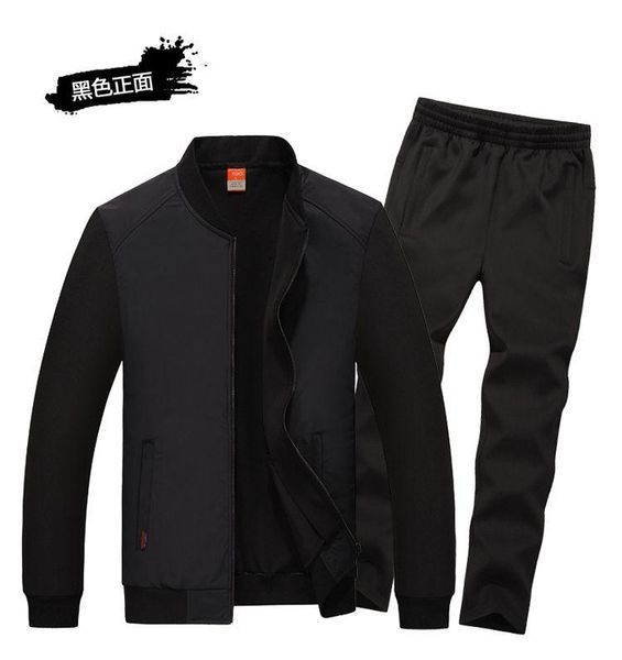 tracksuits solid color sportswear 2021 autumn men's jacket + pants tracksuit male sweatshirt casual 2 piece set casuais, Gray
tracksuits solid color sportswear 2021 autumn men's jacket + pants tracksuit male sweatshirt casual 2 piece set casuais, Gray