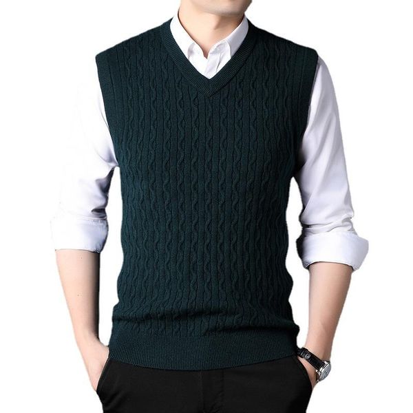 men's vests v-neck sleeveless sweater vest winter business office sweaters waistcoat green khaki gray blue s m xl xxl xxxl, Black;white
men's vests v-neck sleeveless sweater vest winter business office sweaters waistcoat green khaki gray blue s m xl xxl xxxl, Black;white