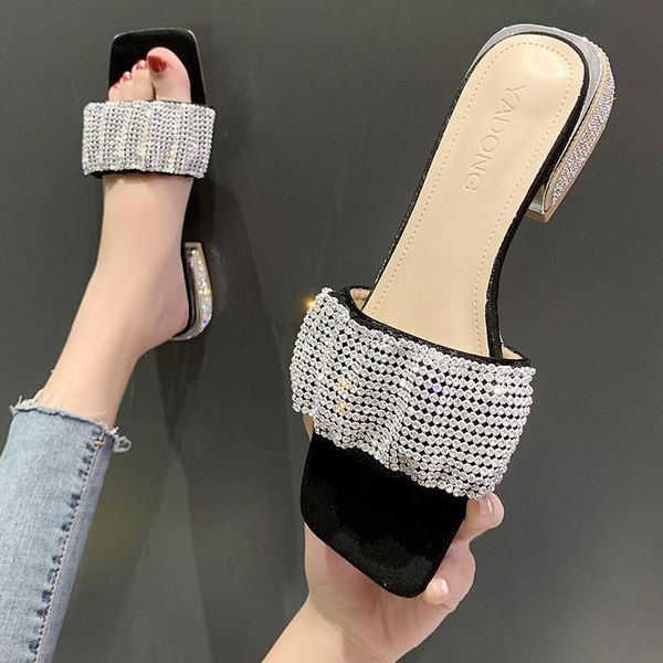 slippers rhinestone fashion brand pleated slides casual flip flops summer bling crystal shoes women indoor ytmtloy house, Black
slippers rhinestone fashion brand pleated slides casual flip flops summer bling crystal shoes women indoor ytmtloy house, Black