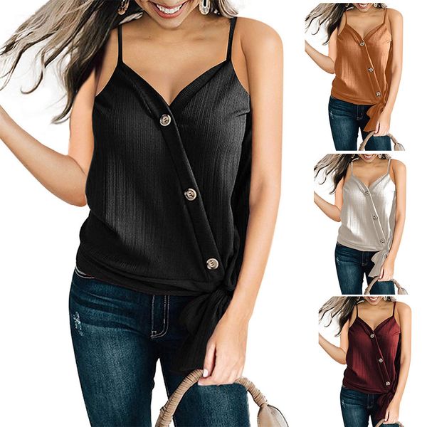 chiffon summer tank women big size camisole blouse sleeveless v neck buttons lace up slim female vest casual camis 210507, White
chiffon summer tank women big size camisole blouse sleeveless v neck buttons lace up slim female vest casual camis 210507, White