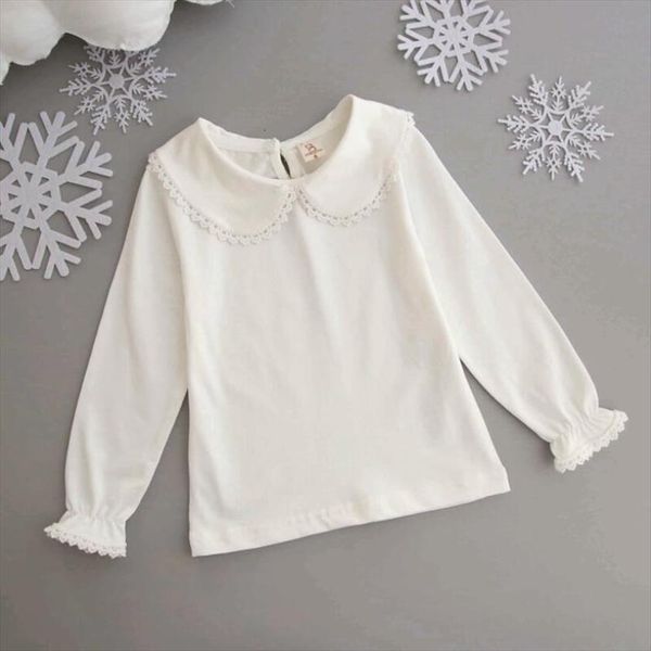 fall winter little girls shirts cotton solid white long sleeve child t shirt girl kids baby toddler and blouses, Blue
fall winter little girls shirts cotton solid white long sleeve child t shirt girl kids baby toddler and blouses, Blue