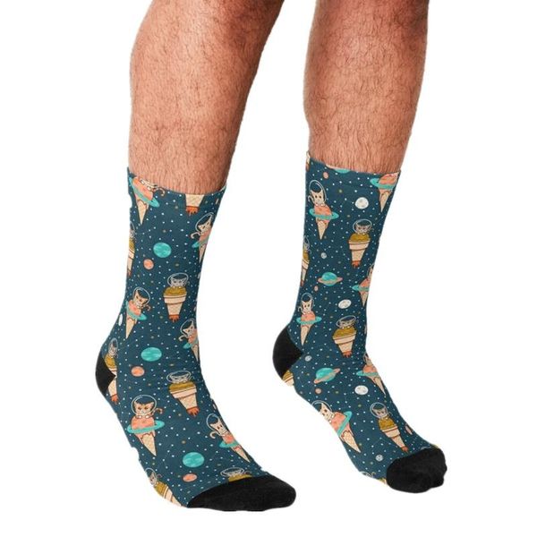 men's socks funny cats floating in space pattern printed hip hop men happy cute boys street style crazy for, Black
men's socks funny cats floating in space pattern printed hip hop men happy cute boys street style crazy for, Black