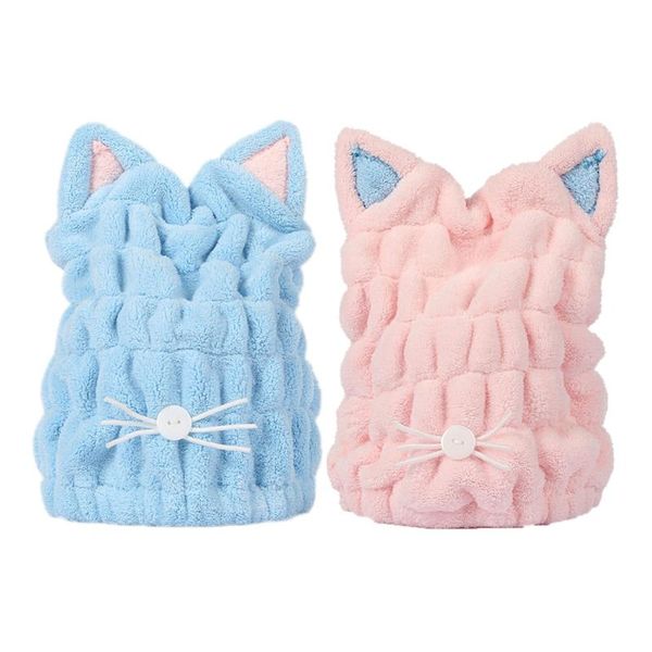 towel women soft coral fleece cat ears bathroom absorbent quick-drying cotton bath hair dry cap head wrap hat salon towels
towel women soft coral fleece cat ears bathroom absorbent quick-drying cotton bath hair dry cap head wrap hat salon towels
