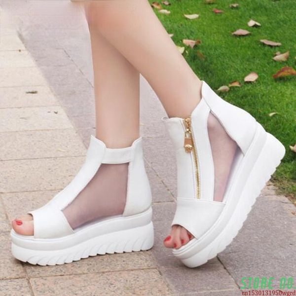 sandals in spring and summer the student's thick bottom slope leisure personality women, Black
sandals in spring and summer the student's thick bottom slope leisure personality women, Black