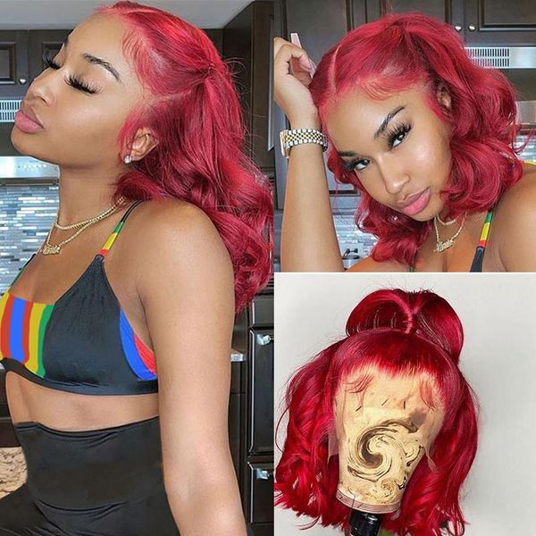 lace wigs red short bob wig front human hair wave dark brazilian preplucked 180% remy for women, Black;brown
lace wigs red short bob wig front human hair wave dark brazilian preplucked 180% remy for women, Black;brown