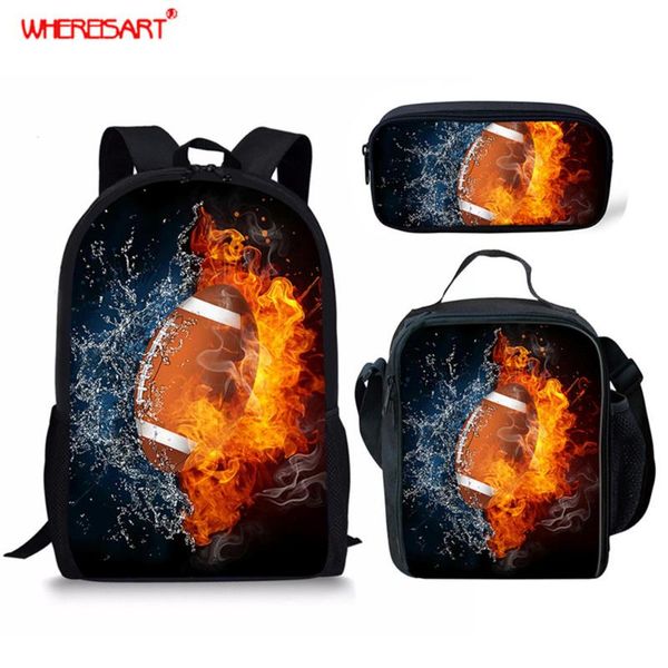 school bags whereisart kids for girls boys 3pcs/set football printing high shoulder bag student sport design backpack set
school bags whereisart kids for girls boys 3pcs/set football printing high shoulder bag student sport design backpack set