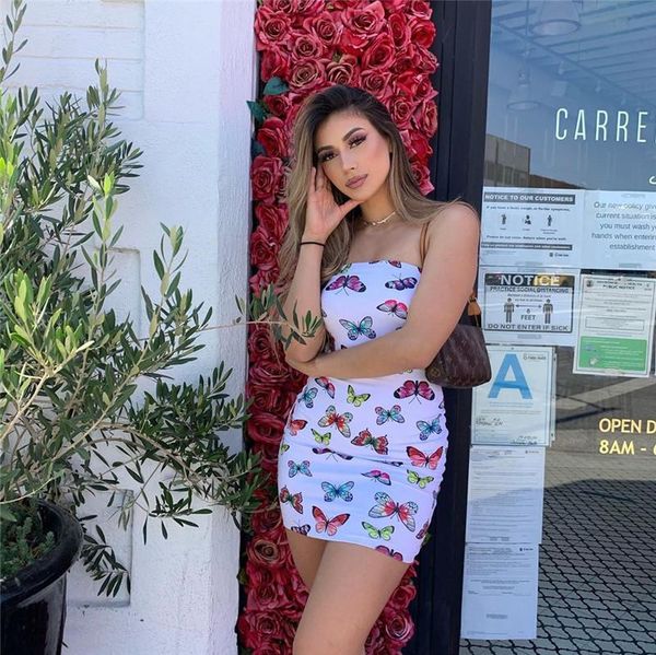 women's tube slash-neck butterfly printed dress sleeveless slim club party woman big size ladies vestidos summer casual dresses, Black;gray
women's tube slash-neck butterfly printed dress sleeveless slim club party woman big size ladies vestidos summer casual dresses, Black;gray