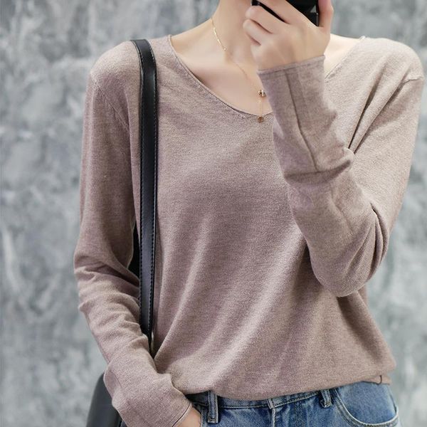 women's sweaters 2021 autumn and winter cashmere sweater woman v-neck loose ladies pullover women, White;black
women's sweaters 2021 autumn and winter cashmere sweater woman v-neck loose ladies pullover women, White;black