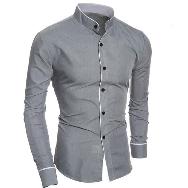 men's casual shirts men long sleeve regular fit fashion personality camisas hombre manga larga slim chemise homme manche longue qynf, White;black
men's casual shirts men long sleeve regular fit fashion personality camisas hombre manga larga slim chemise homme manche longue qynf, White;black