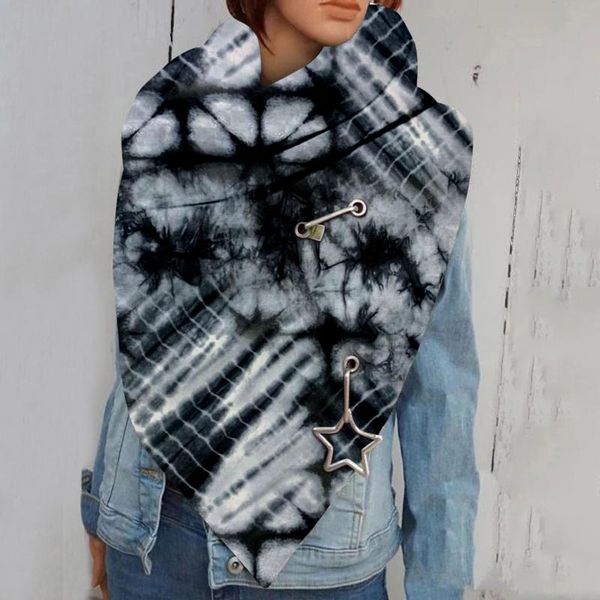 scarves 4# creative tie-dye print scarf women autumn winter casual retro party wrap shawl travel commuting warmer, Blue;gray
scarves 4# creative tie-dye print scarf women autumn winter casual retro party wrap shawl travel commuting warmer, Blue;gray