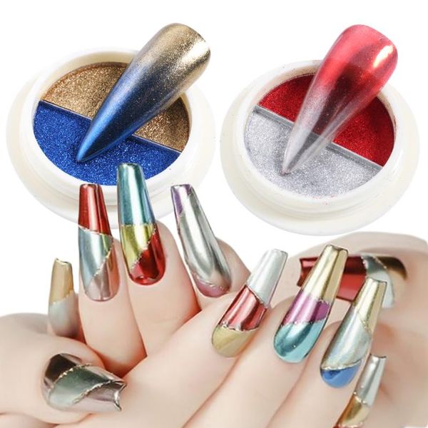 nail glitter double color mirror powder mixed gradient metallic silver art chrome pigment dust manicure decoration nl1881, Silver;gold
nail glitter double color mirror powder mixed gradient metallic silver art chrome pigment dust manicure decoration nl1881, Silver;gold