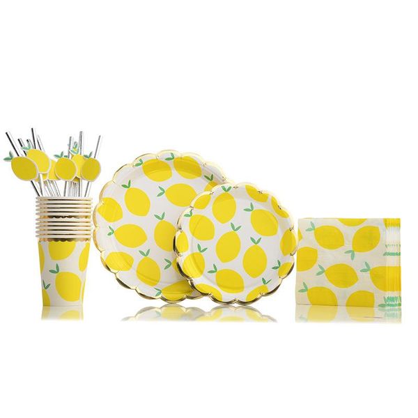 disposable dinnerware fruit tableware set lemon birthday party supplies banner dinner dessert plates cups baby shower wedding decorations
disposable dinnerware fruit tableware set lemon birthday party supplies banner dinner dessert plates cups baby shower wedding decorations