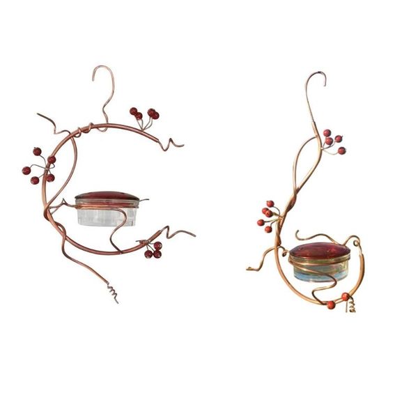 other bird supplies courtyard metal red berries hanging hummingbird feeder water drinker for outdoors deck patio garden yard decoration
other bird supplies courtyard metal red berries hanging hummingbird feeder water drinker for outdoors deck patio garden yard decoration