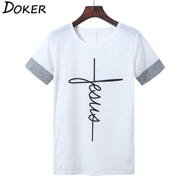 5xl summer new faith cross print t shirt women o-neck patchwork short sleeve t shirts casual women plus size tee shirt 210423, White
5xl summer new faith cross print t shirt women o-neck patchwork short sleeve t shirts casual women plus size tee shirt 210423, White