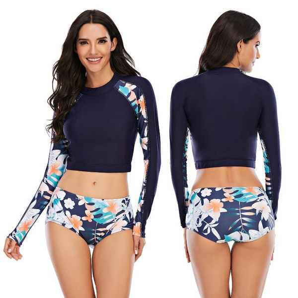 fashion printed surfing suit split long sleeve ladies swimwear sunscreen women 2 piece sets womens monokini women's, White;black
fashion printed surfing suit split long sleeve ladies swimwear sunscreen women 2 piece sets womens monokini women's, White;black