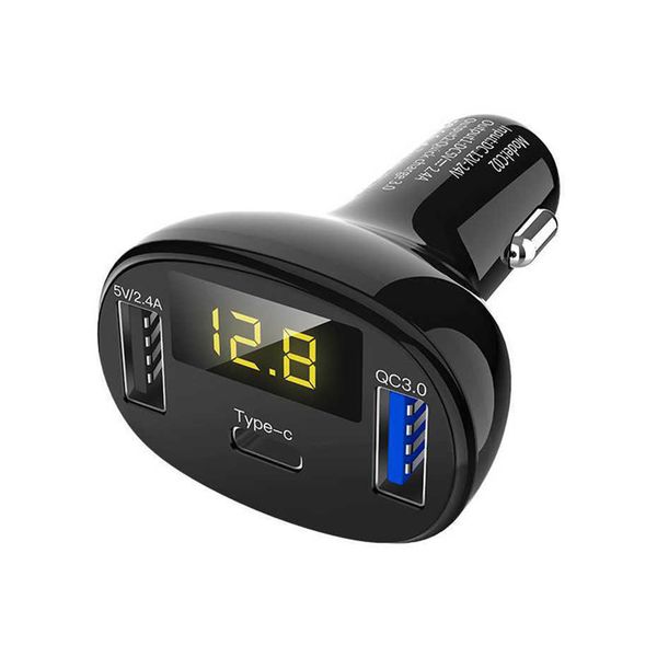 dual usb car cigarette lighter type c qc 3.0 charger 5v led display adapter splitter auto charge socket electronic accessories
dual usb car cigarette lighter type c qc 3.0 charger 5v led display adapter splitter auto charge socket electronic accessories